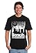 Bench Herren T-Shirt TURNTABLE SKYLINE TEE - REGULAR