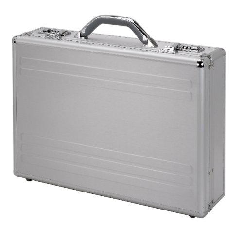 ALUMAXX Laptop Attachekoffer Glattes Aluminium zwei Zahlenschloesser Laptop Polsterung Lap Preisvergleich