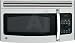GE Spacemaker JVM1665SNSS 1.6 cu. ft. Over-the-Range Microwave Oven with 300 CFM Ventilation, 1100 Cooking Watts, 1200 Grilling Power Watts, 10-Power Levels, Pre-Programmed Grill Menus, Sensor Cooking, Brick-Oven Red Interior and Convertible to Recirculation: Stainless Steel