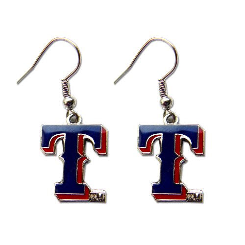 Texas Rangers Team Logo Dangle Earrings