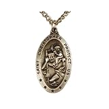 St. Christopher Charms ,, 24stainless Steel Necklace Chain