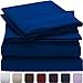 Mellanni Twin Sheets Set - 3 PC Iconic Collection Bedding Sheets & Pillowcases - Hotel Luxury, Extra Soft, Cooling Bed Sheets - Deep Pocket up to 16 inch (Twin, Royal Blue)