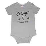 Majestic Chicago White Sox MLB Baby / Infant One-Piece Bodysuit / Romper / Onesie (Size: 12)