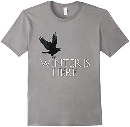 Men's Winter Is Here | Black Crow | Thrones | Stark Medium Slate