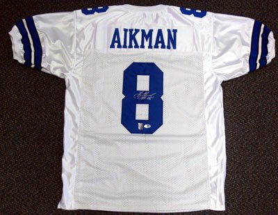 Troy Aikman Autographed Dallas Cowboys Jersey HOF 06 PSA/DNA