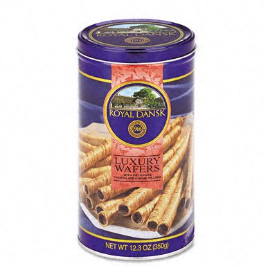 Office Snax 57838 Royal Dansk Luxury Chocolate Wafer Cookies, 12.3-Oz. Size by Office Snax