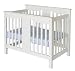 Annabelle Mini Crib (Converts to Twin Bed Using M4799) in Antique White Finish By Da Vinci Baby Furniture