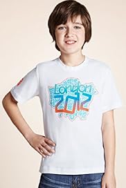 London 2012 Pure Cotton Crew Neck Jersey T Shirt