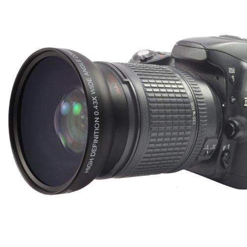 Essential kit for 67MM DSLR Cameras, CANON (18-135mm EF-S IS STM, EF 70-200mm f/4L), NIKON (18-105mm f/3.5-5.6 AF-S DX VR ED Nikkor, 70-300mm f/4.5-5.6G) Lenses - Includes: 0.43X Wide Angle High Definition Lens + Filter Kit (UV, Polarizer, Fluorescent) + Neutral Density Set (ND2, ND4, ND8) + Center-Pinch Lens Cap (w/ Cap Keeper) + Soft Rubber Lens Hood + Lens Cleaning Pen + Premium MagicFiber Microfiber Cleaning Cloth