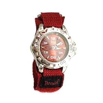 Reflex - TV-1304G - Montre sport - Quartz analogique - Acier inoxydable - Cadran Bronze - Bracelet Bordeaux - Boîte de Présentation en étain