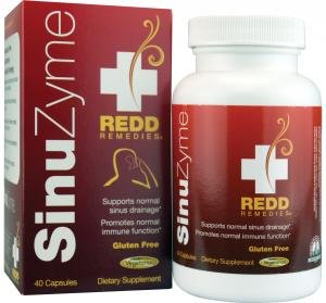 Redd Remedies SinuZyme -- 40 Capsules