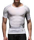 Men's Solid Rash Guard UPF 50+ Swim T-Shirt