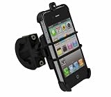 Produkt-Bild: Herbert Richter Fahrrad / Motorrad Halterung f&uuml;r Apple iPhone 4S / 4 / IV inkl. Rocina Displayreinigungstuch
