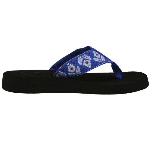 Reef Lily Black-Blue Juniors Sandals from Reef