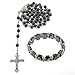 Hematite Link Rosary - 28'' Necklace - title=
