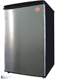 Igloo FR465 4.6-Cu-Ft Refrigerator, Stainless Steel Door