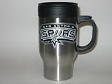 SAN ANTONIO SPURS 16 oz. Logo Stainless Steel TRAVEL MUG