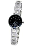 ルチアーノ バレンチノ LUCIANO VALENTINO ITALY 腕時計 天然 ダイヤモンド レディース ウォッチ LV 1023 ブラック