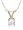 10k Yellow Gold Round Diamond Solitaire Pendant (1/4 ct, J-K Color, I2-I3 Clarity)