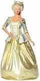 Sexy Adult 1700s Marie Antoinette Outfit Green Gold Foil Long Elegant Dress French Womens Costume
