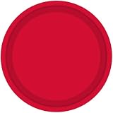 Apple Red 9 Paper Dinner Plates (24 count)
