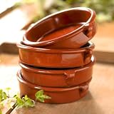 La Tienda Terra Cotta Cazuela Dish (6 inch, 8 oz/ 1 cup capacity)