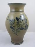 Rowe Pottery Works Salt Glazed Mothers Day Vase Floral Dated 2003 NEW