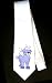 Party Decoration Necktie with purple, bubble, soap, dog, bath