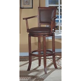 Monte Carlo Game Room Bi-Cast Bar Stools With Arms by AtHomeMart