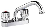 American Standard 7573.140.002 Double-Handle Laundry Faucet, Chrome