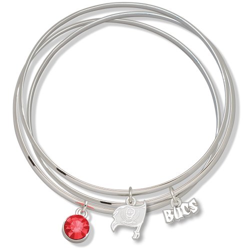 Tampa Bay Buccaneers Triple Bangle Bracelet