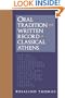 Oral Tradition and Written Record in Classical Athens (Cambridge Studies in Oral and Literate Culture)