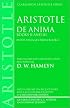 De Anima: Books II and III (With Passages From Book I) (Clarendon Aristotle)