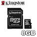Electronics : Kingston SDC4/8GB 8GB Class 4 Micro Secure Digital High-Capacity Card (Black)