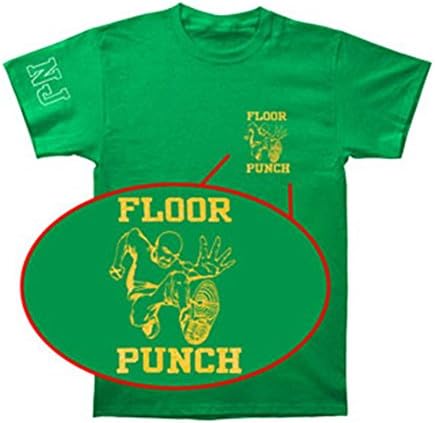 Floorpunch Boys' Straight Edge T-shirt Youth Large Green