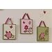 Angelica Canvas Wall Art - Set of 3 - 10" x 10"