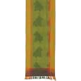 Durable Hand Woven Jacquard 100% Cotton Maple Leaf Table Runners 12x72 Inches Set of Two