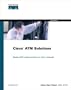 CISCO ATM Solutions: Master ATM Implementation of Cisco Networks
