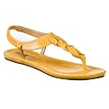 Women's Mossimo Supply Co. Wandy Braided Flat Sandals - Mustard