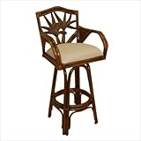 IMAGE OF Cancun Palm Indoor Swivel Rattan 24