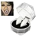 Topro Vampire Dentures Fangs with Crystal Case Costume Accessory