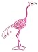 Mosaic Tile Garden Flamingo