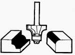 Vermont American 22768 5/16-Inch Carbide Corner Round Router Bit