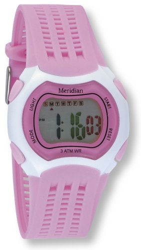 Meridian Largo Series Digital EL Chrono w Alarm # 3321PK