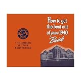 1940 BUICK CENTURY LIMITED ROADMASTER Owners Manual by General Motors