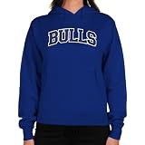 NCAA Buffalo Bulls Ladies Arch Applique Midweight Pullover Hoodie - Royal Blue