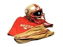 San Francisco 49ers Youth NFL Team Helmet and Uniform Set