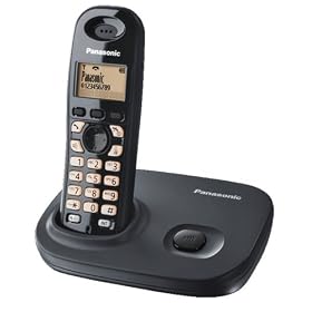 Panasonic KXTG7301 DECT Single Digital Cordless Telephine - Black