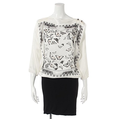 (パトリツィアぺぺ)PATRIZIA PEPE スカーフプリント7分袖ブラウジングワンピース