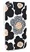 スワロフスキー フラワー(ブラック） / for iPhone4/SoftBank【SECOND SKIN】